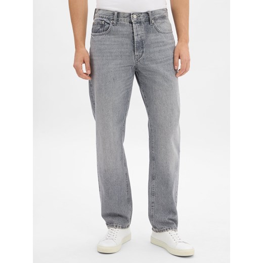 Only&Sons Dżinsy - Edge Mężczyźni Bawełna jasny szary jednolity ze sklepu vangraaf w kategorii Jeansy męskie - zdjęcie 185851254