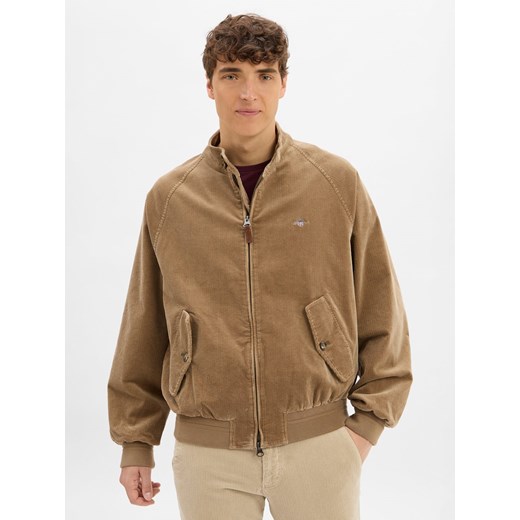 Gant Bluza męska Mężczyźni Sztruks melanżowy jednolity ze sklepu vangraaf w kategorii Bluzy męskie - zdjęcie 185851260