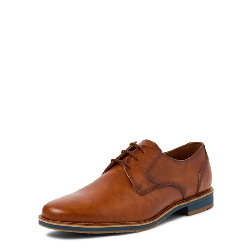 Lloyd Męskie sznurowane buty - DRIFT 110 Mężczyźni skóra koniakowy jednolity ze sklepu vangraaf w kategorii Buty eleganckie męskie - zdjęcie 185851341