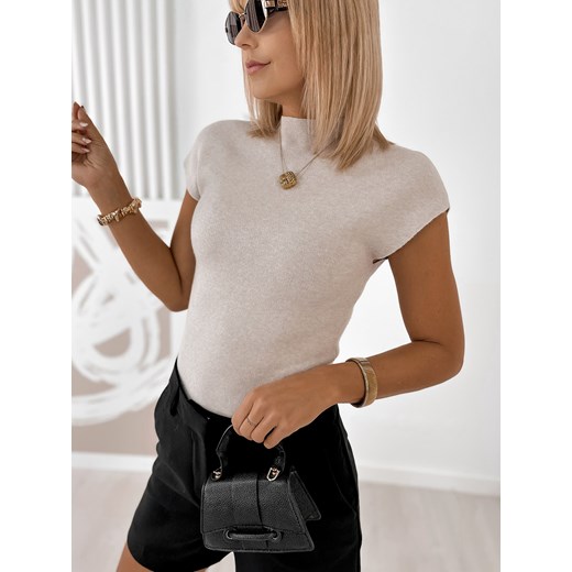 sweter darcy beżowy one size ONE SIZE UBRA