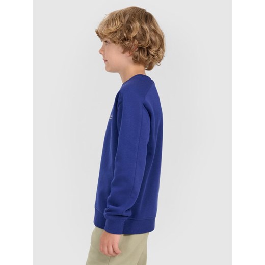 Chłopięca bluza nierozpinana bez kaptura 4F 4FJRAW25TSWSM2413 - granatowa 4f Junior 146 Sportstylestory.com