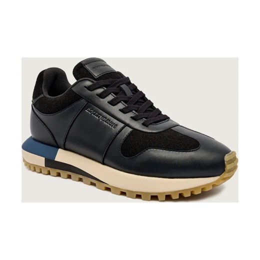 Emporio Armani Skórzane sneakersy ze sklepu Gomez Fashion Store w kategorii Buty sportowe męskie - zdjęcie 185855324