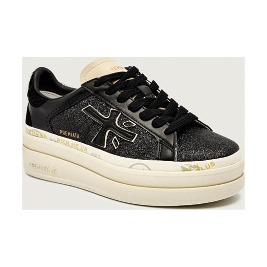 Premiata Sneakersy CLAUDIA | z dodatkiem skóry ze sklepu Gomez Fashion Store w kategorii Buty sportowe damskie - zdjęcie 185855333