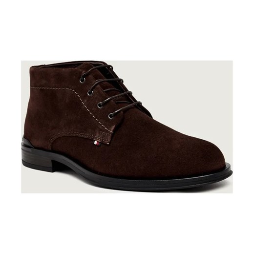 Tommy Hilfiger Skórzane buty wysokie CORPORATE ze sklepu Gomez Fashion Store w kategorii Buty zimowe męskie - zdjęcie 185855341