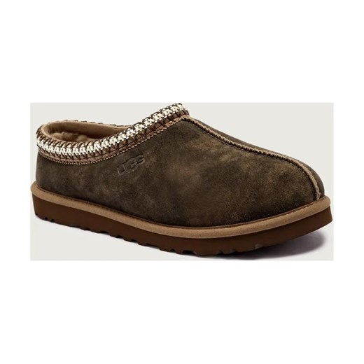 UGG Skórzane mule M TASMAN BAXTER | z dodatkiem wełny ze sklepu Gomez Fashion Store w kategorii Klapki męskie - zdjęcie 185855431