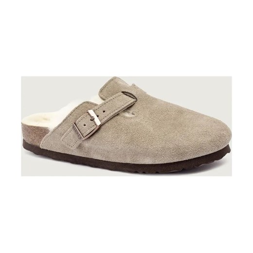 Birkenstock Skórzane mule Boston | z dodatkiem wełny ze sklepu Gomez Fashion Store w kategorii Półbuty dziecięce - zdjęcie 185855434