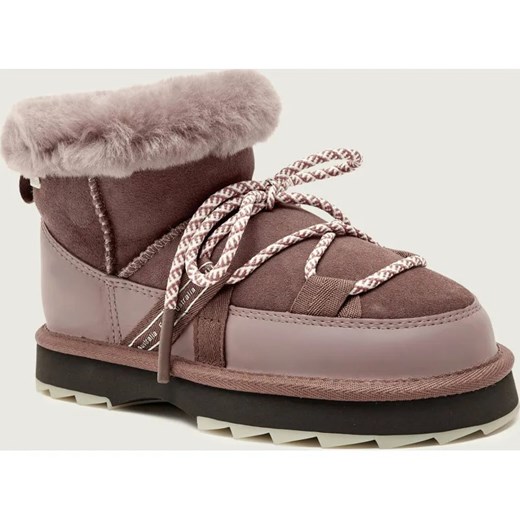 EMU Australia Skórzane śniegowce Blurred Micro | z dodatkiem wełny ze sklepu Gomez Fashion Store w kategorii Śniegowce damskie - zdjęcie 185855481