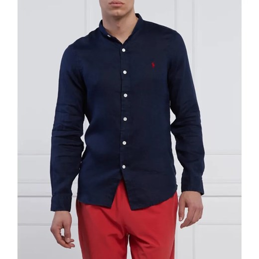 POLO RALPH LAUREN Lniana koszula | Slim Fit ze sklepu Gomez Fashion Store w kategorii Koszule męskie - zdjęcie 185855511