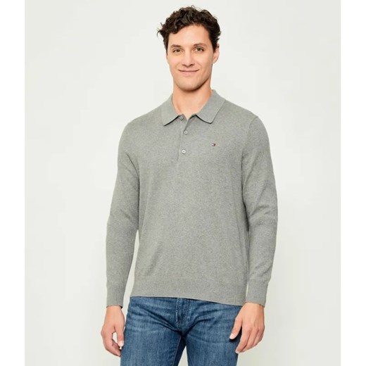 Tommy Hilfiger Polo | Regular Fit | z dodatkiem kaszmiru ze sklepu Gomez Fashion Store w kategorii T-shirty męskie - zdjęcie 185855520