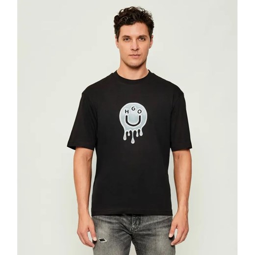 Hugo Blue T-shirt Nedirix | Regular Fit ze sklepu Gomez Fashion Store w kategorii T-shirty męskie - zdjęcie 185855581