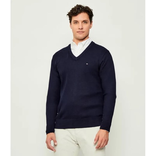 Tommy Hilfiger Sweter | Regular Fit | z dodatkiem kaszmiru ze sklepu Gomez Fashion Store w kategorii Swetry męskie - zdjęcie 185855620