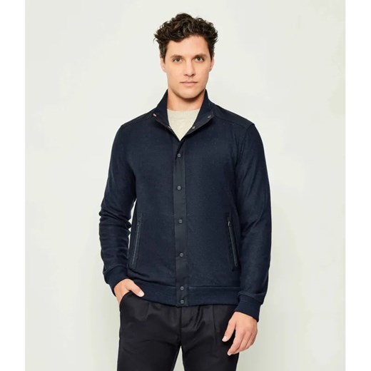 Herno Kardigan | Regular Fit | z dodatkiem wełny ze sklepu Gomez Fashion Store w kategorii Swetry męskie - zdjęcie 185855631