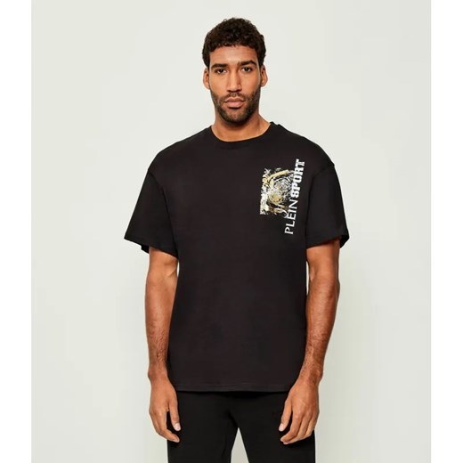 Plein Sport T-shirt Iron Tiger | Loose fit ze sklepu Gomez Fashion Store w kategorii T-shirty męskie - zdjęcie 185855704