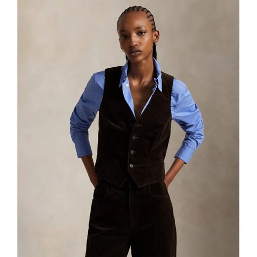 POLO RALPH LAUREN Sztruksowa kamizelka Concept | Regular Fit ze sklepu Gomez Fashion Store w kategorii Kamizelki damskie - zdjęcie 185858884