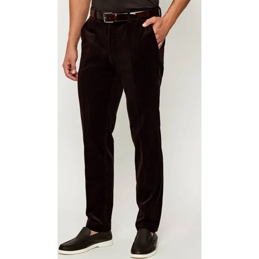 BOSS BLACK Sztruksowe spodnie SB-SUIT-Trous-252_DB | Boss x David Beckham | Regular Fit ze sklepu Gomez Fashion Store w kategorii Spodnie męskie - zdjęcie 185859082