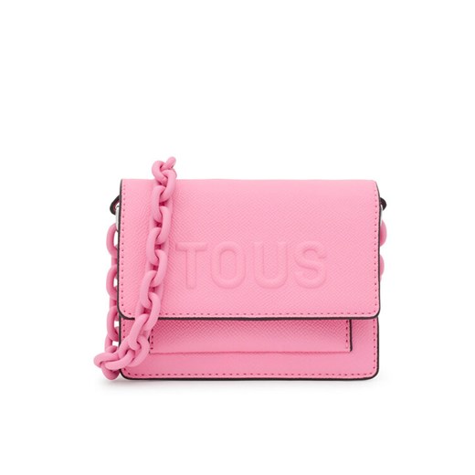 Torebka TOUS Minibolso Band Audree T La Rue New 2002024013 Różowy ze sklepu eobuwie.pl w kategorii Listonoszki - zdjęcie 185859223