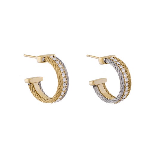Kolczyki Guess JUBE05 392JW Złoty ze sklepu eobuwie.pl w kategorii Kolczyki - zdjęcie 185859241
