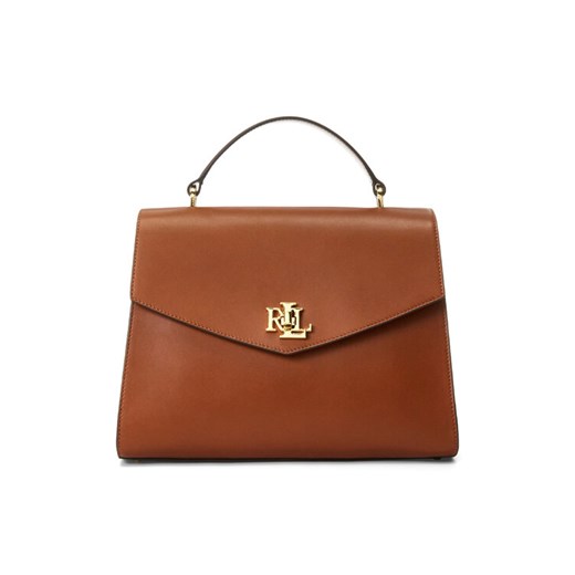 Torebka Lauren Ralph Lauren 431915781001 Brązowy ze sklepu eobuwie.pl w kategorii Kuferki - zdjęcie 185859334