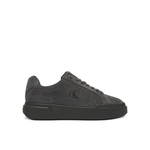 Sneakersy Calvin Klein Chunky Cupsole Lace Up Su Ml YW0YW01949 Szary ze sklepu eobuwie.pl w kategorii Buty sportowe damskie - zdjęcie 185859771