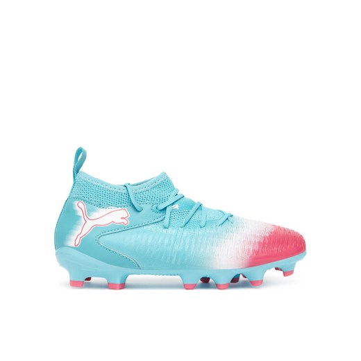 Buty do piłki nożnej Puma Future 8 Match Re-Charge Fg/Ag Jr 108762 01 Błękitny ze sklepu eobuwie.pl w kategorii Buty sportowe dziecięce - zdjęcie 185859800