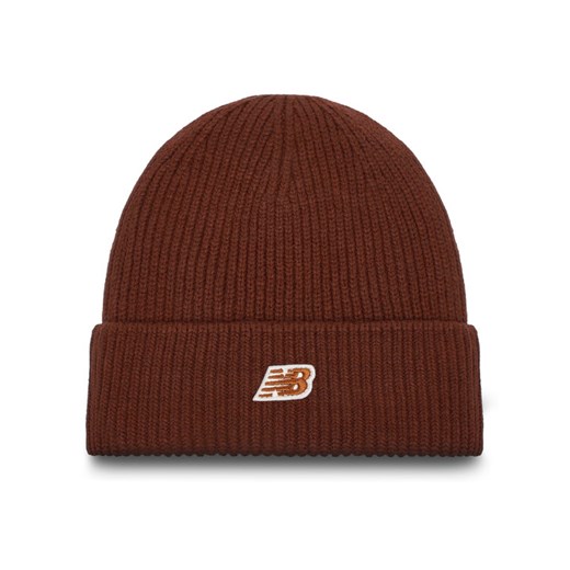 Czapka New Balance Winter Watchman Beanie Patch V3.0 LAH53008ROK Brązowy ze sklepu eobuwie.pl w kategorii Czapki zimowe męskie - zdjęcie 185859852