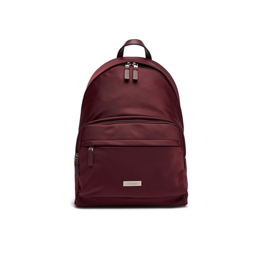 Plecak Calvin Klein Sleek Round LV04D3143G Bordowy ze sklepu eobuwie.pl w kategorii Plecaki - zdjęcie 185859883