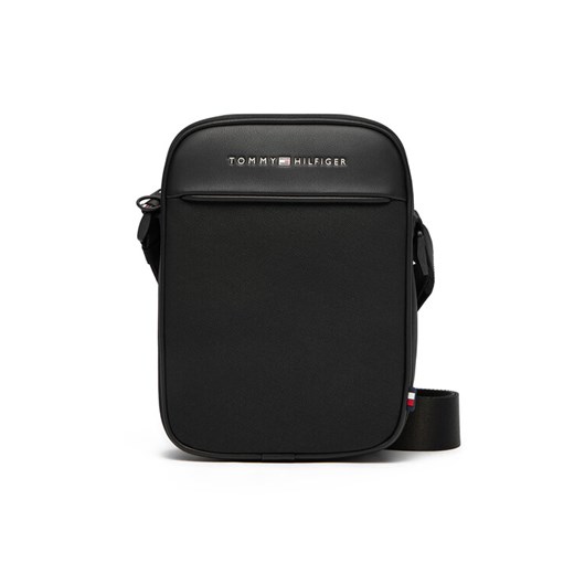 Saszetka Tommy Hilfiger Th Foundation Mini Reporter AM0AM13624 Czarny ze sklepu eobuwie.pl w kategorii Saszetki - zdjęcie 185859912