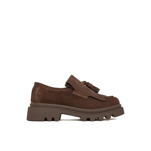 Loafersy Badura EO-ARLETTE-01 Brązowy ze sklepu eobuwie.pl w kategorii Lordsy damskie - zdjęcie 185859922