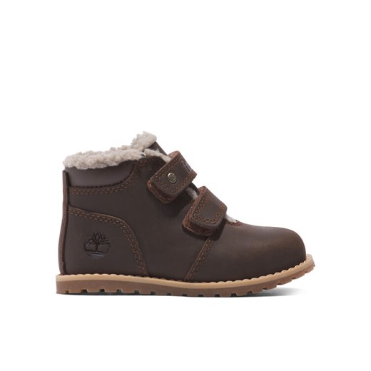 Trzewiki Timberland Pokey Pine Warm Lined H&L TB0A5YVS9311 Brązowy ze sklepu eobuwie.pl w kategorii Buty zimowe dziecięce - zdjęcie 185859942