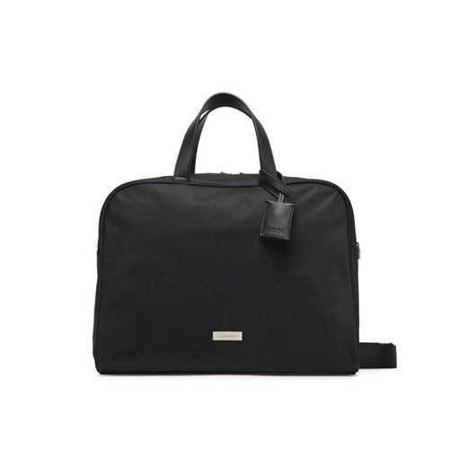 Torba na laptopa Calvin Klein Sleek Large Commuter LV04D3144G Czarny ze sklepu eobuwie.pl w kategorii Torby na laptopa - zdjęcie 185859980