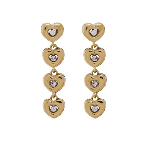Kolczyki Guess JUBE05 473JW Złoty ze sklepu eobuwie.pl w kategorii Kolczyki - zdjęcie 185860170