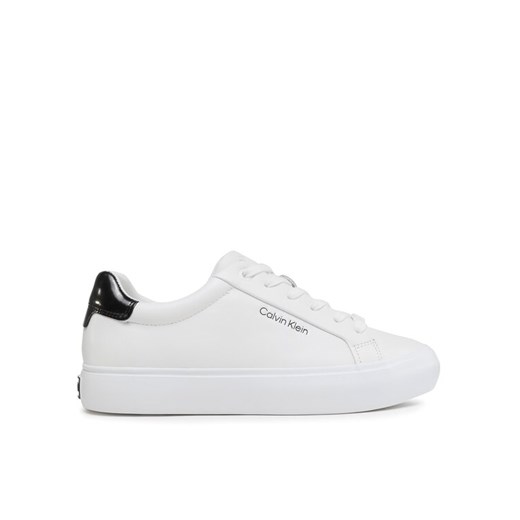 Sneakersy Calvin Klein Vulc Lace Up HW0HW01681 Biały ze sklepu eobuwie.pl w kategorii Buty sportowe damskie - zdjęcie 185860214