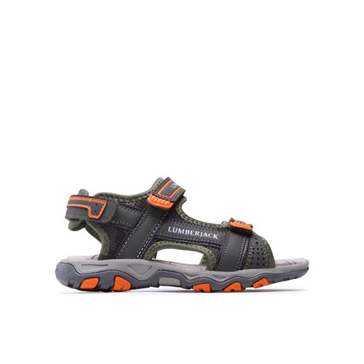 Sandały Lumberjack SB07606-027 S Szary ze sklepu eobuwie.pl w kategorii Sandały dziecięce - zdjęcie 185860240