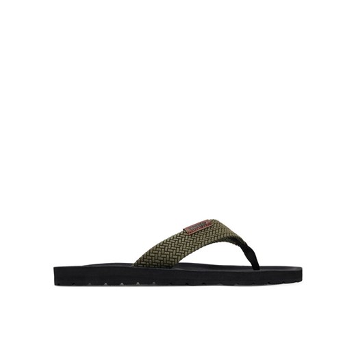Japonki Wrangler Zane Flipflop Men Low 20251044 Khaki ze sklepu eobuwie.pl w kategorii Klapki męskie - zdjęcie 185860271