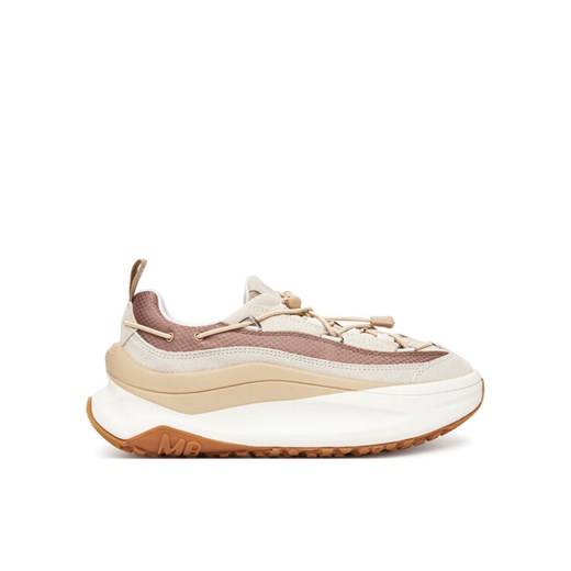 Sneakersy Moon Boot Moon247 Xlace 80D2490090 Beżowy ze sklepu eobuwie.pl w kategorii Buty sportowe damskie - zdjęcie 185860330