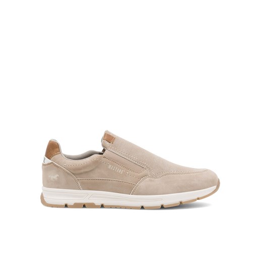 Sneakersy Mustang 4195-401 Beżowy ze sklepu eobuwie.pl w kategorii Półbuty męskie - zdjęcie 185860393