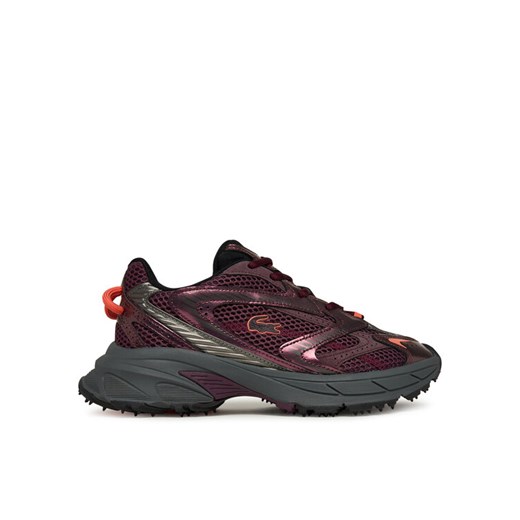 Sneakersy Lacoste L003 Neo Shot 7-50SFA0121 Bordowy ze sklepu eobuwie.pl w kategorii Buty sportowe damskie - zdjęcie 185860603