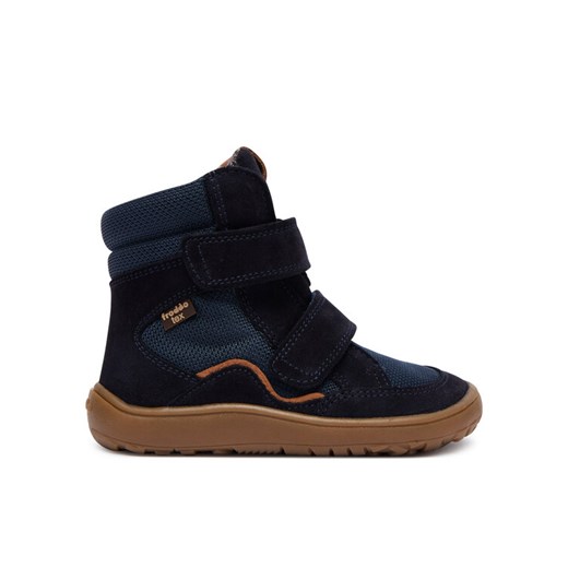 Kozaki Froddo Barefoot Tex Winter Tl G3160247-T S Granatowy ze sklepu eobuwie.pl w kategorii Buty zimowe dziecięce - zdjęcie 185860723