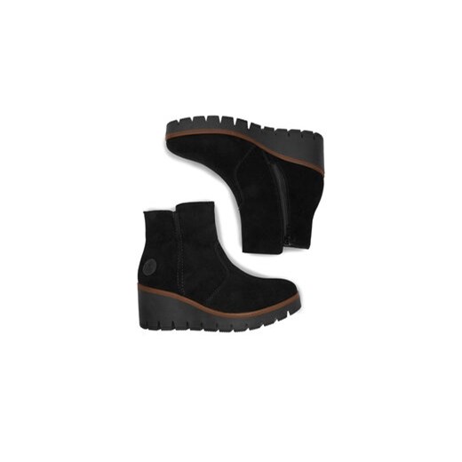 Botki Rieker CEO-Y5065-00 Czarny Rieker 38 eobuwie.pl