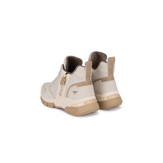 Botki Mustang 1481-501 Biały Mustang 36 eobuwie.pl