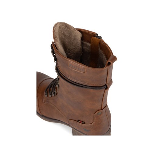 Botki Mustang 1229-516 Brązowy Mustang 42 eobuwie.pl