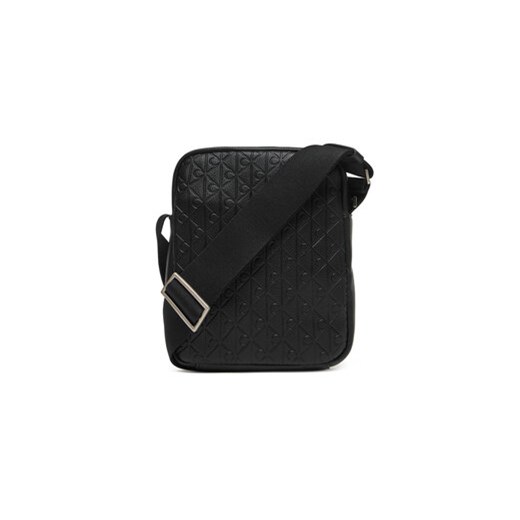 Saszetka Calvin Klein Emblem Emboss Reporter LV04D3204G Czarny Calvin Klein OS eobuwie.pl