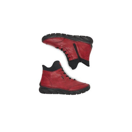 Trzewiki Rieker CEO-55069-35 Bordowy Rieker 41 eobuwie.pl