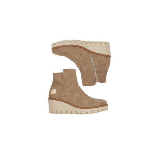 Botki Rieker CEO-Y5065-64 Beżowy Rieker 36 eobuwie.pl