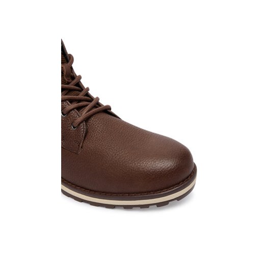 Trzewiki Tommy Hilfiger Corporate W FM0FM05606 Brązowy Tommy Hilfiger 43 eobuwie.pl