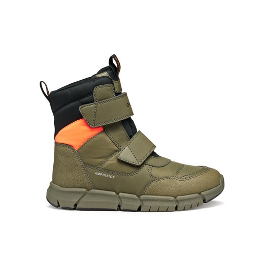 Geox Śniegowce J Flexyper B Abx J169XC 0FU50 C0623 S Khaki ze sklepu MODIVO w kategorii Buty zimowe dziecięce - zdjęcie 185868661
