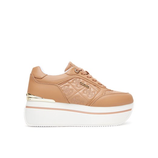 Guess Sneakersy FLTCM9 FAL12 Beżowy ze sklepu MODIVO w kategorii Buty sportowe damskie - zdjęcie 185868704