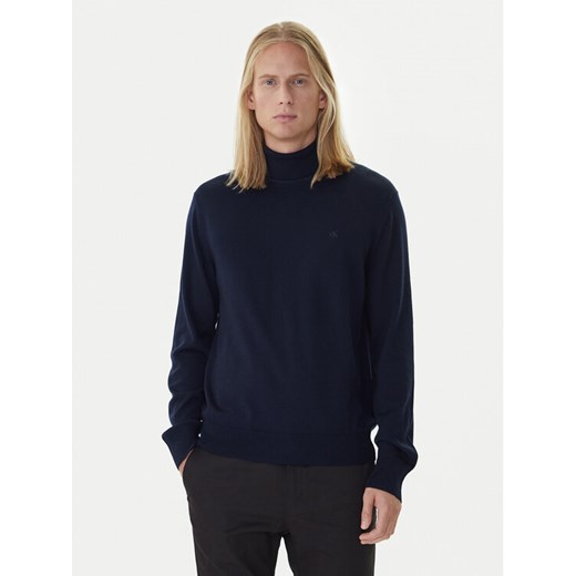 Calvin Klein Golf LV04LD317G Niebieski Regular Fit ze sklepu MODIVO w kategorii Swetry męskie - zdjęcie 185868723
