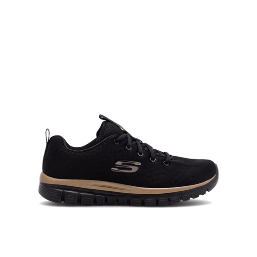 Skechers Sneakersy GRACEFUL 12615 BKRG Czarny ze sklepu MODIVO w kategorii Buty sportowe damskie - zdjęcie 185868793