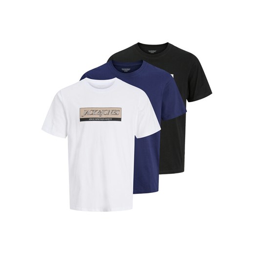 Jack&Jones Komplet 3 t-shirtów Inwood 12291374 Kolorowy Regular Fit ze sklepu MODIVO w kategorii T-shirty męskie - zdjęcie 185868821